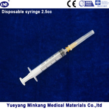 Disposable Syringe with Needle (2.5ml)